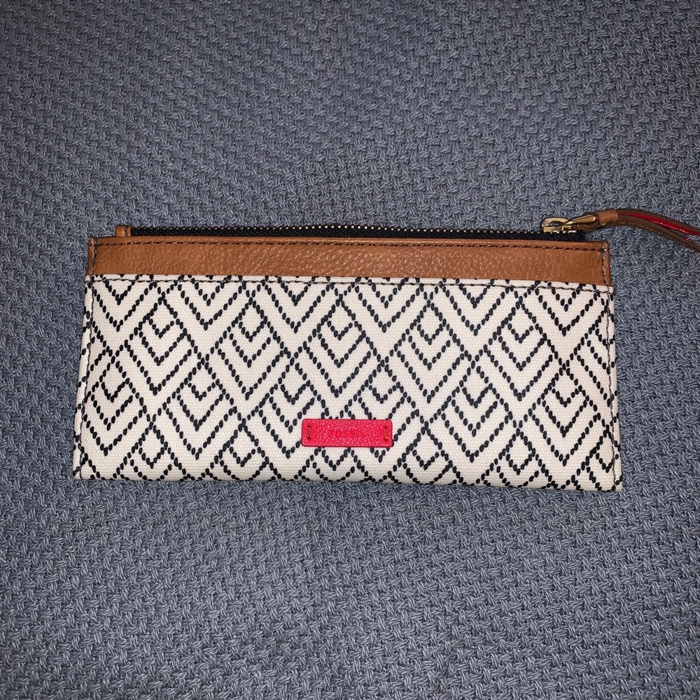 Fossil Wallet Leather with RFID